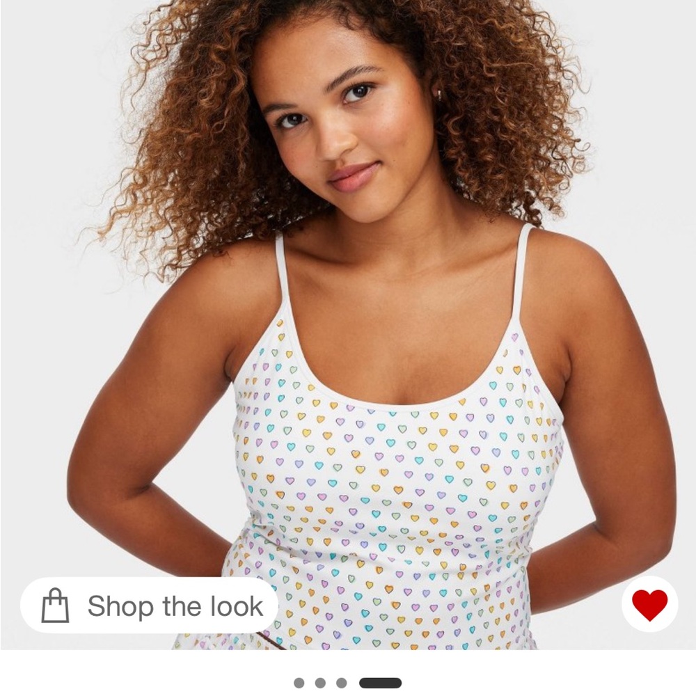 Women’s disco heart wave tank top. Size Medium. Roller rabbit for target.